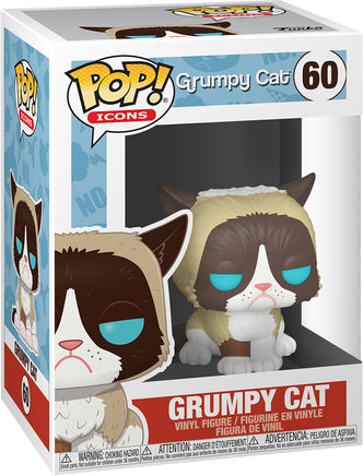 Pop Icons Grumpy Cat 3.75 Inch Static Figure - Grumpy Cat #60