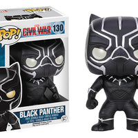 Pop Marvel 3.75 Inch Action Figure Captain America Civil War - Black Panther #130