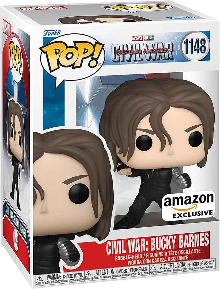 Pop Marvel Captain America Civil War 3.75 Inch Action Figure Exclusive - Bucky Barnes #1148