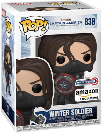 Pop Marvel Captain America 3.75 Inch Static Figure Exclusive - Winter Soldier #838