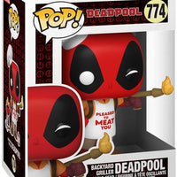 Pop Marvel Deadpool 3.75 Inch Action Figure - Backyard Griller Deadpool #774