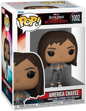 Pop Marvel Doctor Strange 2 Multiverse of Madness 3.75 Inch Static Figure - America Chavez #1002