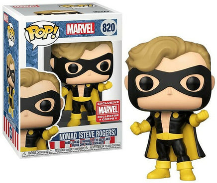 Pop Marvel 3.75 Inch Static Figure Exclusive - Nomad Steve Rogers #820