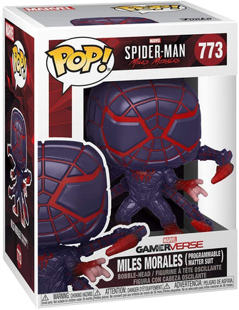 Pop Marvel Gamerverse 3.75 Inch Static Figure - Miles Morales Spider-Man Programmable Matter Suit #773
