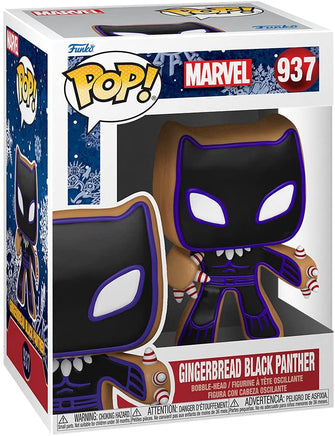 Pop Marvel 3.75 Inch Static Figure - Gingerbread Black Panther #937