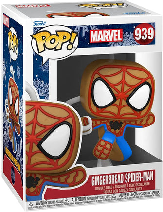Pop Marvel 3.75 Inch Static Figure - Gingerbread Spider-Man #939