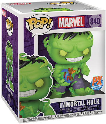 Pop Marvel Hulk 6 Inch Static Figure Exclusive - Immortal Hulk #840
