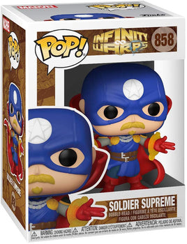 Pop Marvel Infinity Warps 3.75 Inch Static Figure - Soldier Supreme #858