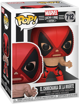 Pop Marvel Lucha Libre 3.75 Inch Static Figure - Deadpool #712