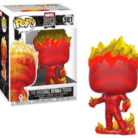 Pop Marvel 3.75 Inch Action Figure Marvel 80 Years - The Original Human Torch #501