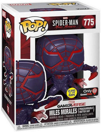 Pop Marvel Spider-Man 3.75 Inch Static Figure Gamerverse Exclusive - Miles Morales Programmable Matter Suit #775