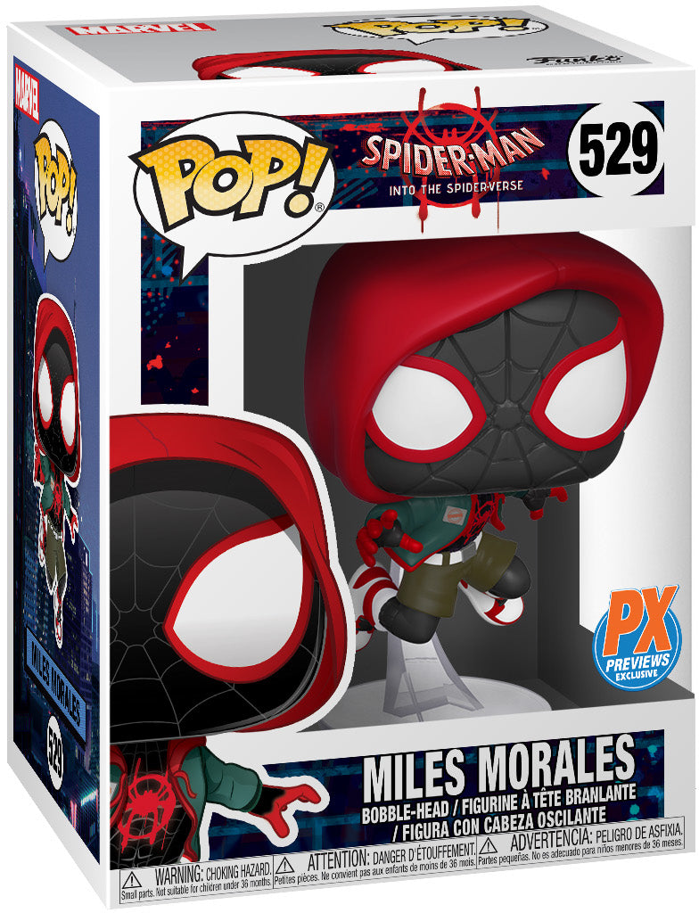 Pop Marvel 3.75 Inch Action Figure Spider-Man Into The Spiderverse - Miles Morales #529 Exclusive