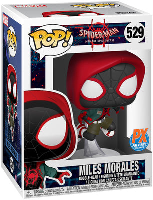 Pop Marvel 3.75 Inch Action Figure Spider-Man Into The Spiderverse - Miles Morales #529 Exclusive