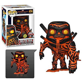 Pop Marvel Spider-Man No Way Home 3.75 Inch Static Figure Exclusive - Molten Man #474
