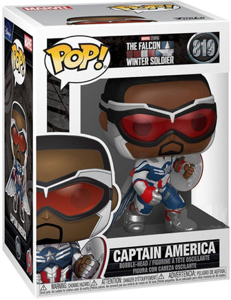 Pop Marvel The Falcon and the Winter Soldier 3.75 Inch Static Figure Exclusive - Captain America Sam Wilson #819
