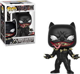 Pop Marvel 3.75 Inch Action Figure Venom - Venomized Black Panther #370 Exclusive