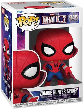 Pop Marvel What If 3.75 Inch Static Figure - Zombie Hunter Spider-Man #945