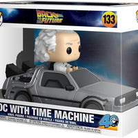 Pop Movies Back to The Future 3.75 Inch Action Figure Rides - Doc with Time Machine #133