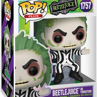 Pop Plus Movies Beetlejuice 3.75 Inch Action Figure - Beetlejuice on Tombstone #1757