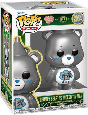 Pop Movies Care Bear X Wicked 3.75 Inch Action Figure - Grumpy Bear as Tin Man #2054