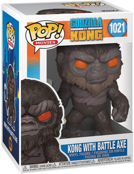 Pop Movies Godzilla vs Kong 3.75 Inch Static Figure - Kong with Battle Axe #1021