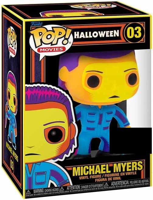 Pop Movies Halloween 3.75 Inch Action Figure Exclusive - Blacklight Michael Myers #03