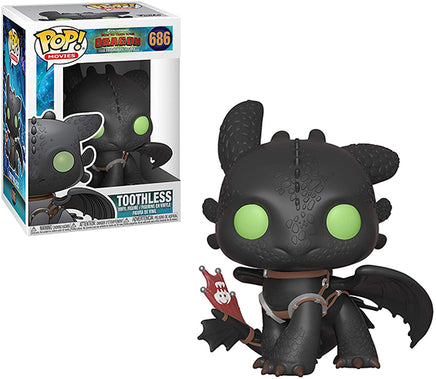 Pop Movies 3.75 Inch Static Figure How To Train Your Dragon - Toothless #686