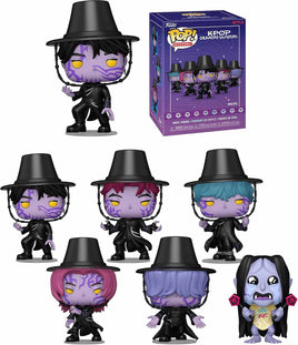 Pop Movies Kpop Demon Hunters 3.75 Inch Static Figure Mystery Box - Kpop Demon Hunters Sealed Mystery Box (6 Mystery Pops)