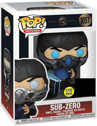 Pop Movies Mortal Kombat 3.75 Inch Static Figure Exclusive - Sub-Zero Glow In The Dark #1057