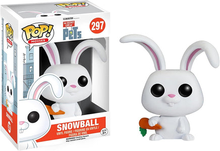Pop Movies Secret Life of Pets 3.75 Inch Action Figure - Snowball #297
