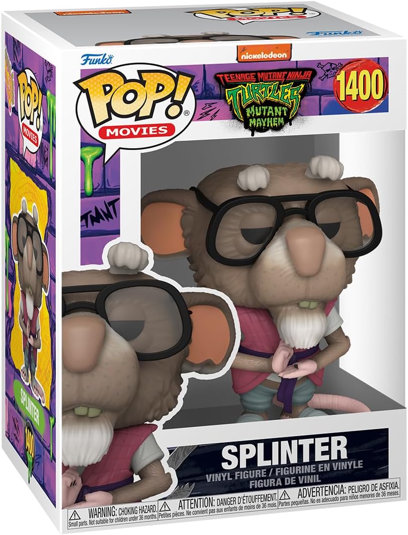 Pop Movies Teenage Mutant Ninja Turtles 3.75 Inch Action Figure - Splinter #1400