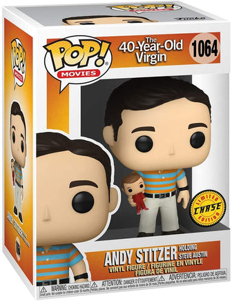 Pop Movies The 40 Year Old Virgin 3.75 Inch Static Figure Exclusive - Andy Stitzer Holding Oscar Goldman #1064 Chase