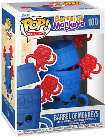 Pop Retro Toys Barrel Of Monkeys 3.75 Inch Static Figure - Barrel Of Monkeys #100