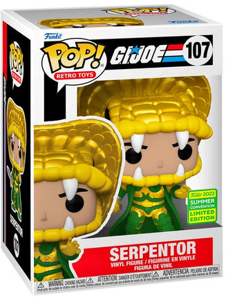 Pop Retro Toys G.I. Joe 3.75 Inch Static Figure Exclusive - Serpentor #107