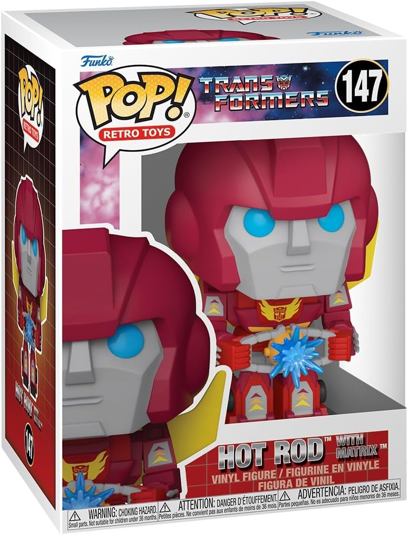 Pop Retro Toys Transformers Inch Action Figure Hot Rod with