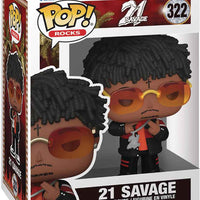 Pop Rocks 21 Savage 3.75 Inch Action Figure - 21 Savage #322