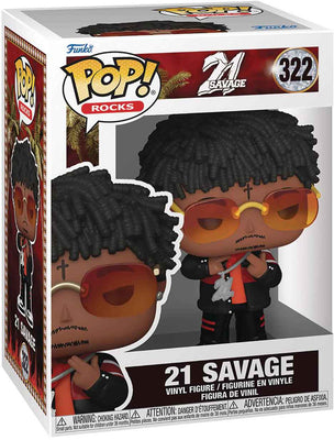 Pop Rocks 21 Savage 3.75 Inch Action Figure - 21 Savage #322