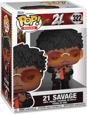 Pop Rocks 21 Savage 3.75 Inch Action Figure - 21 Savage #322