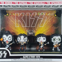 Pop Rocks KISS 3.75 Inch Action Figure 4-Pack - Alive Tour 1978