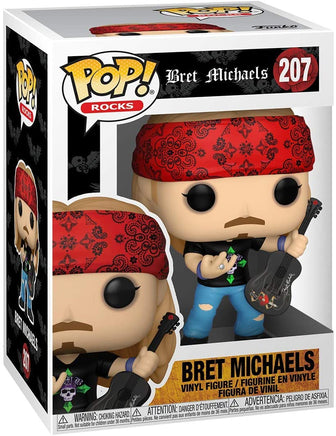 Pop Rocks Bret Michales 3.75 Inch Static Figure - Bret Michaels #207