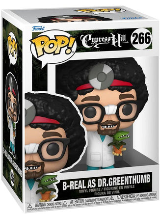 Pop Rocks Cypress Hill 3.75 Inch Static Figure - B-Real As Dr. Greenthumb #266
