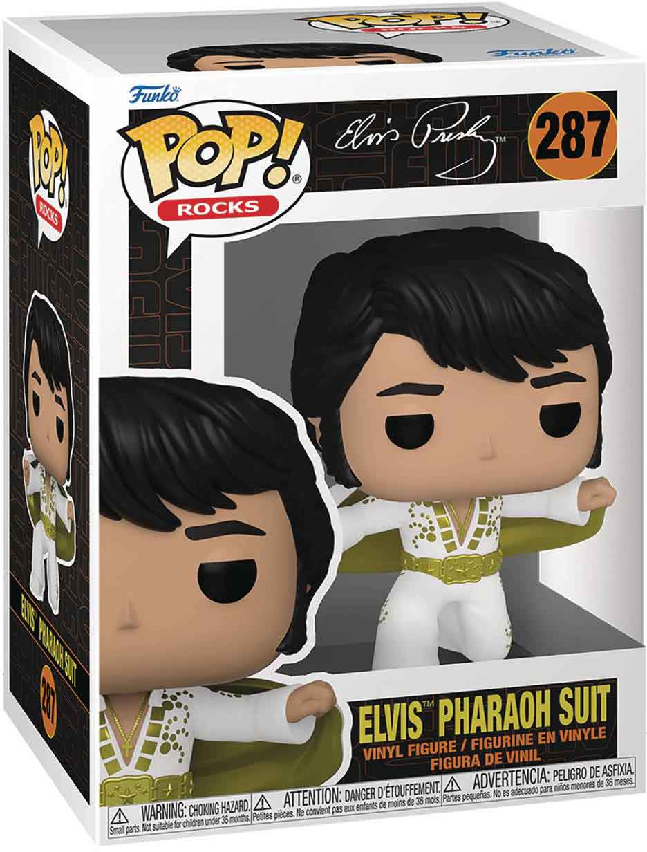 Pop Rocks Elvis Presley 3.75 Inch Action Figure - Elvis Pharaoh Suit #287