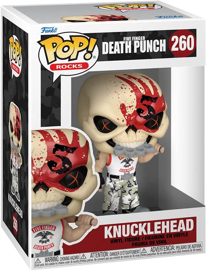 Pop Rocks Five Finger Death Punch 3.75 Inch Action Figure - Knucklehead #260