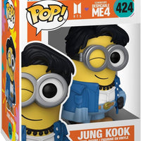 Pop Rocks Minions x BTS 3.75 Inch Action Figure - Minion Jung Kook #424
