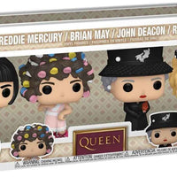 Pop Rocks Queen 3.75 Inch Action Figure 4-Pack - Freddie Mercury - Brian May - John Deacon - Roger Taylor