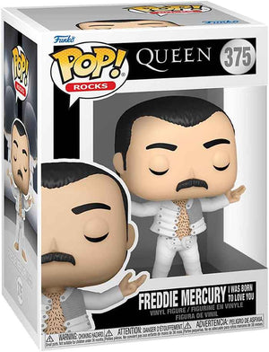 Pop Rocks Queen 3.75 Inch Action Figure - Freddie Mercury I Was Born To Love You