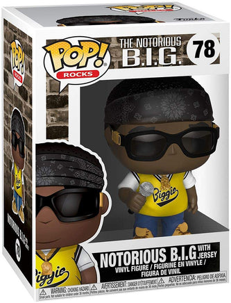 Pop Rocks The Notorious B.I.G. 3.75 Inch Static Figure - Notorious BIG With Jersey #78
