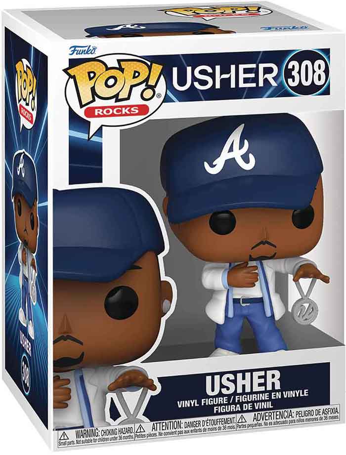 Pop Rocks Usher 3.75 Inch Action Figure - Usher #308