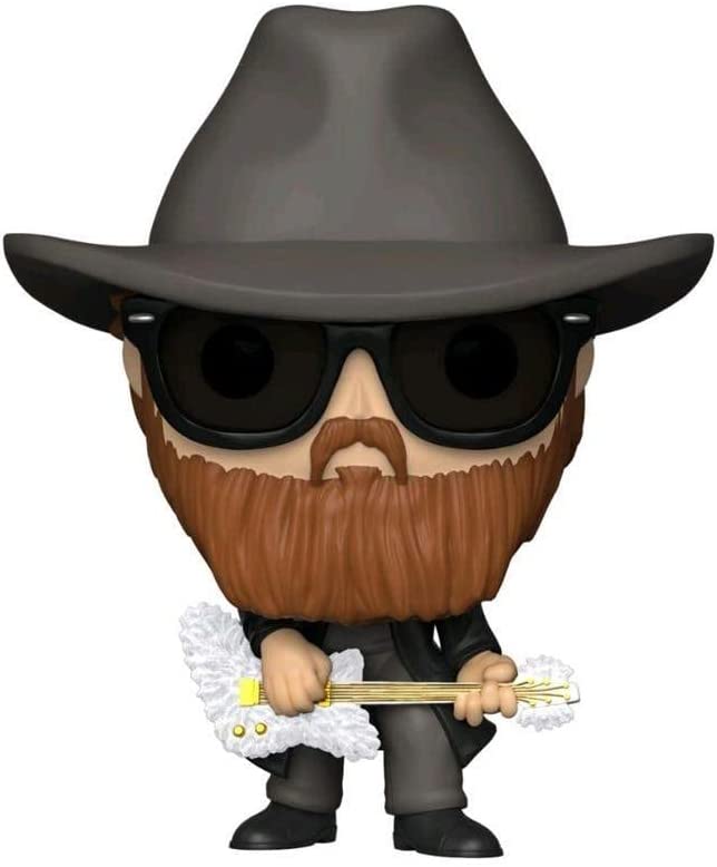 Pop Rocks ZZ Top 3.75 Inch Action Figure - Billy Gibbons Flocked #164