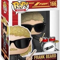 Pop Rocks ZZ Top 3.75 Inch Action Figure - Frank Beard #166
